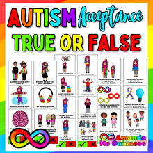 Load image into Gallery viewer, Autism Acceptance / Education True or False Cards
