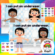 Load image into Gallery viewer, I can wear underwear Social Story &amp; Activity Set
